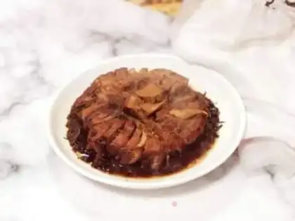 Make Guangxi, cut meat step 13
