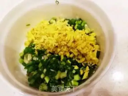 Make Egg fried rice step 1