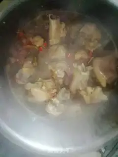 Make Spicy pig hoof step 6