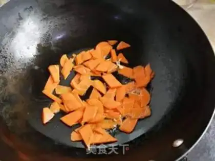 Make Blackwood, golden mushrooms step 4