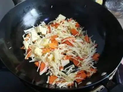 Make Blackwood, golden mushrooms step 5