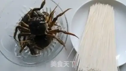 Make Crab flour step 0