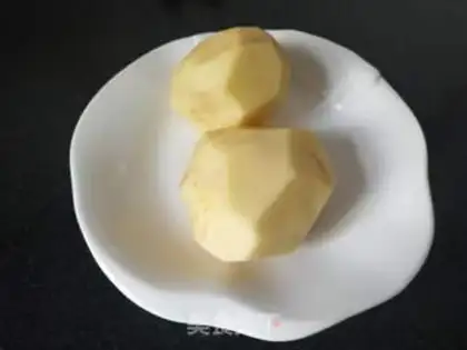 Make The silk potatoes step 1