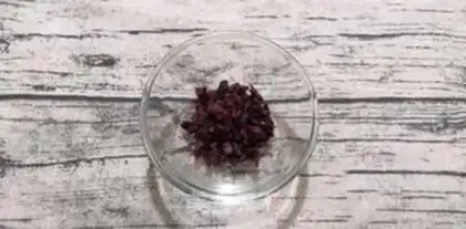 Make Cashew nut cranberry marion step 1