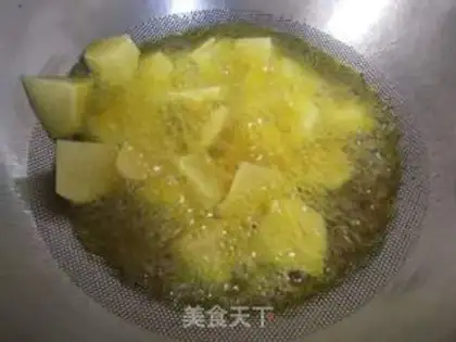 Make The silk potatoes step 4