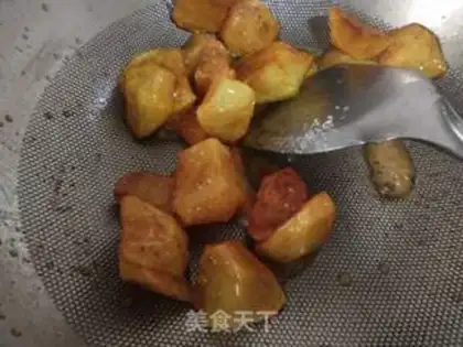 Make The silk potatoes step 8