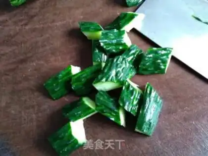 Make Fried cucumber step 1