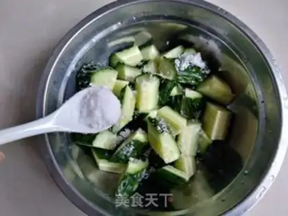 Make Fried cucumber step 3