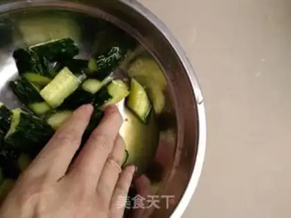 Make Fried cucumber step 4
