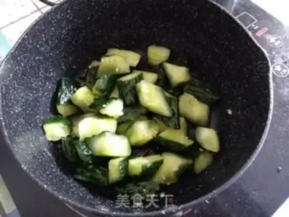 Make Fried cucumber step 5