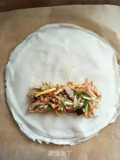 Make Spring rolls step 12