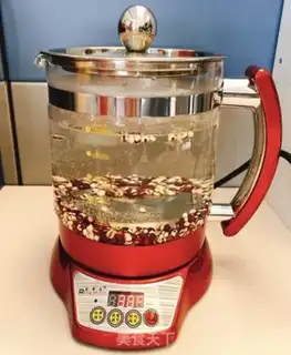 Make Red bean rice tea step 3