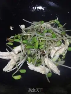 Make Black bean sprouts step 4