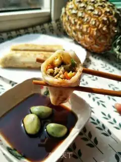 Make Spring rolls step 22