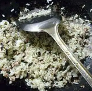 Make Olive meat and rice step 6