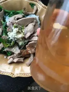 Make A spinach fan with liver step 17