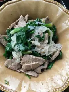 Make A spinach fan with liver step 19