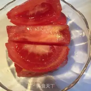 Make Tomato slices of gold and mushroom soup step 1