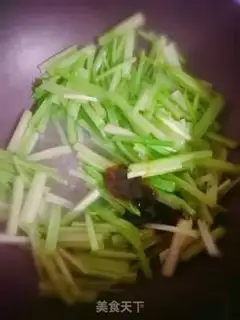 Make Fried celery step 2