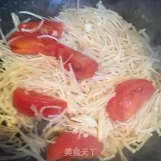 Make Tomato slices of gold and mushroom soup step 4