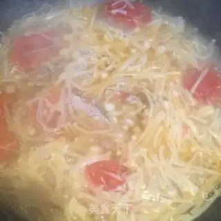 Make Tomato slices of gold and mushroom soup step 6