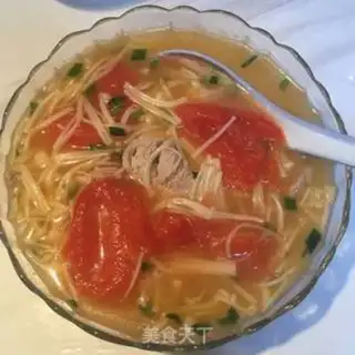Make Tomato slices of gold and mushroom soup step 8