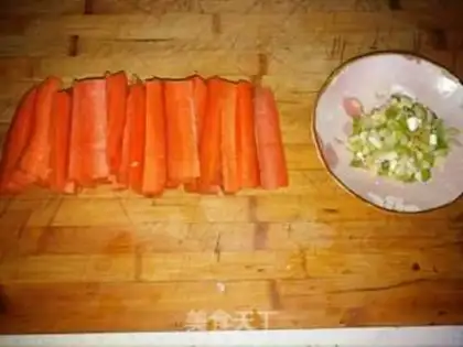 Make Carrot burns red meat step 2