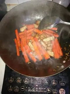 Make Carrot burns red meat step 9