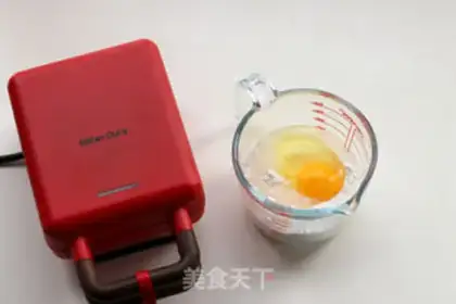 Make original waffles step 1