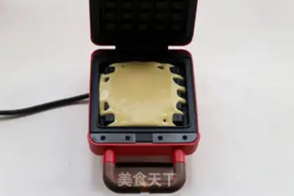 Make original waffles step 4