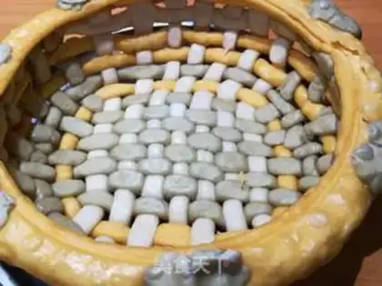 Make Basket buns step 8