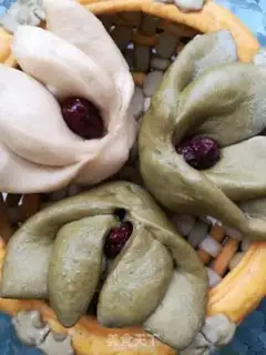 Make Basket buns step 9