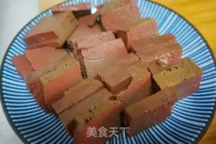 Make Spicy pig blood step 0