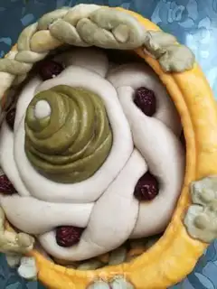 Make Basket buns step 13