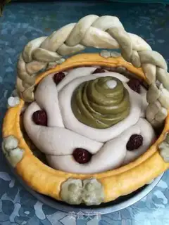 Make Basket buns step 14