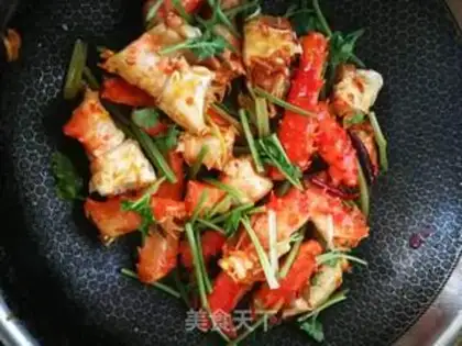 Make Spicy crabs step 7
