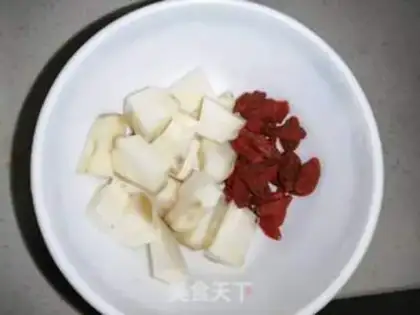 Make Red Bean Mountain medicine and soy sauce step 3