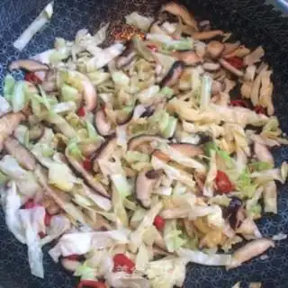 Make Dry mushrooms and buns step 8