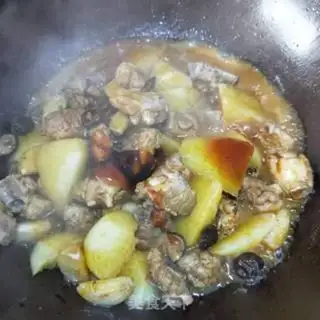 Make Potato burn ribs step 10