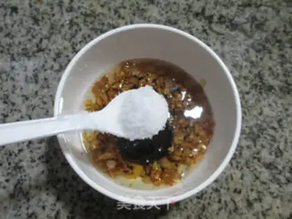 Make Garlic fan sap step 6