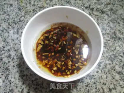 Make Garlic fan sap step 7