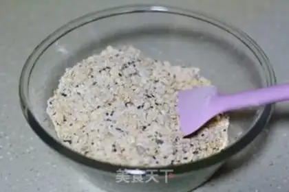 Make Red sugar oatmeal cookies step 1