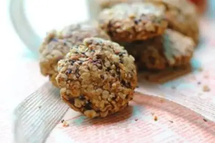 Make Red sugar oatmeal cookies step 7
