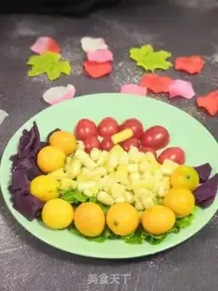 Make Corn and fruit platter step 4