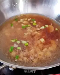 Make Little fish noodles step 8