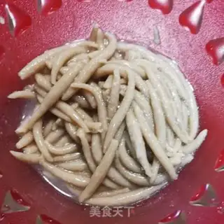 Make Little fish noodles step 9