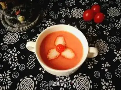 Make "The Holy Virgin Strawberry Mashed." step 6