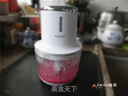 Make Flamingo waffles step 1
