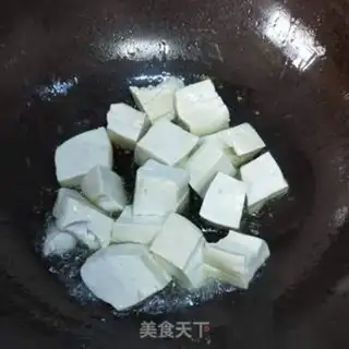 Make Shrimp tofu step 1