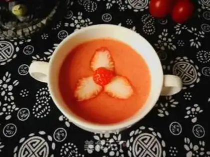 Make "The Holy Virgin Strawberry Mashed." step 7